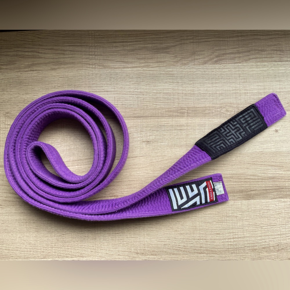 Albino and Preto purple belt
